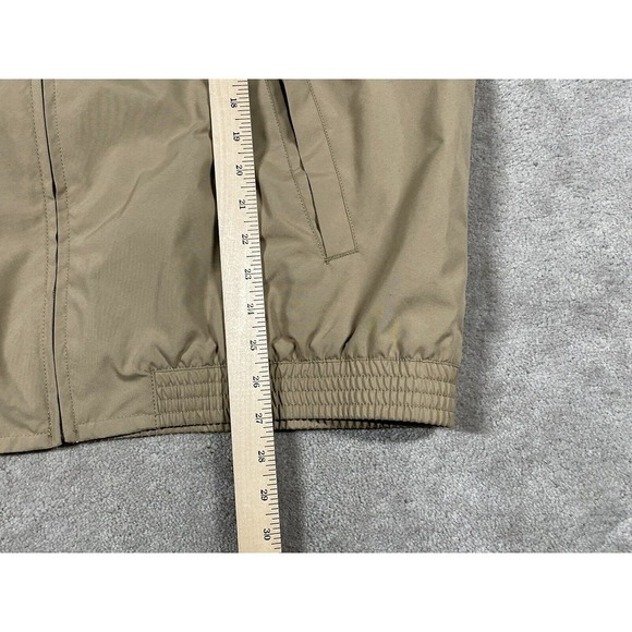 Chaps Jacket Men XL Tan Full‎ Zip Bomber Collared Harrington Lined - Picture 10 of 10